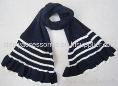 100% acrylic winter scarf , for children