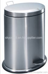 Stainless steel pedal bin