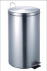 Stainless steel pedal bin