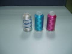 Rayon/Polyester Embroidery thread 120D/2,2000Y/CONE,50GRAMS