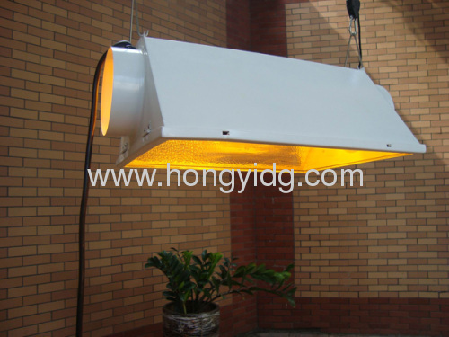 Air cooled reflector, grow light reflector, hood, hydroponics