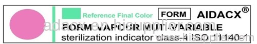 Class-4 form sterilization indicator strip