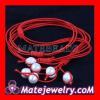 Wholesale 80cm Hand-knitted Long european Necklace with Baroque Ivory Freshwater Pearl