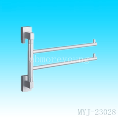 Aluminum Double Active Towel bar