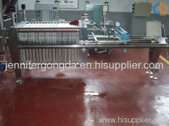 Plate and frame diatomite filter machine