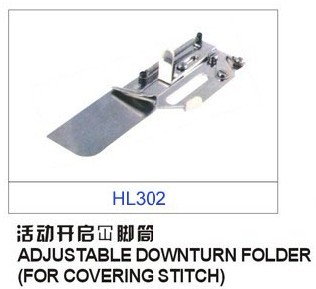 Adjustable Downturn Folder(For Covering Stitch)