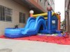 Inflatable water slide bounce house