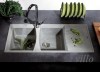 Granite/Quartz double bowl kitchen sink