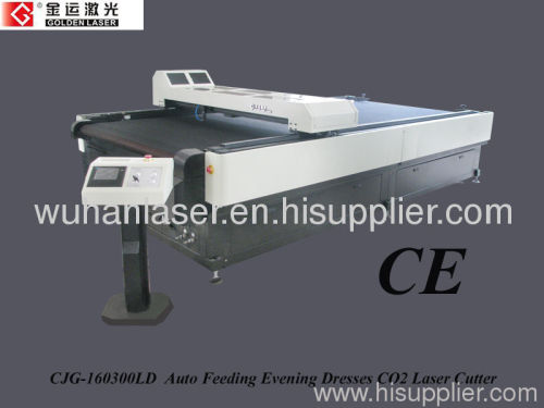 Auto Feeding Evening Dresses CO2 Laser Cutter