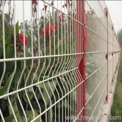 welded wire mesh fence with Curve
