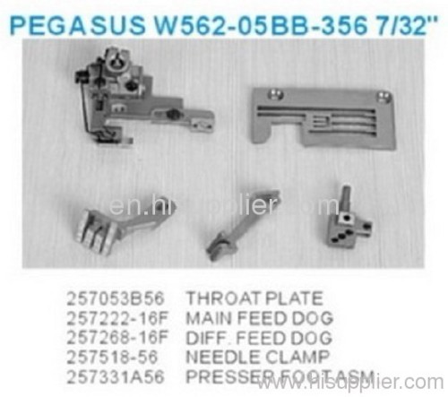 SEWING MACHINE PARTS GAUGE SETS PEGASUS W562-05