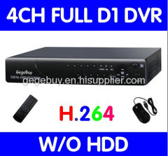4CH Stand-Alone DVR,H.264 Video recording