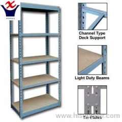 Slotted angle rack/shelving
