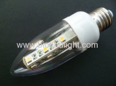 2.5W E27 12SMD led candle bulb