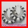 Wholesale Celeb Silver Black Bamboo Chain Earrings Cheap