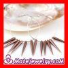 52mm Plated Antique Copper spike beads for hoop earrings