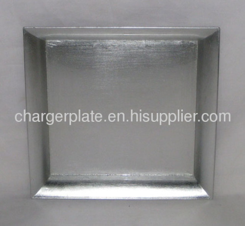 Square charger plates/square charger trays/square plastic plates/pp plate