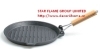 Cast iron frying pans.