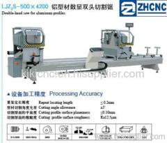 Double Head Cutting Saw with Digital Screen