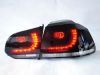 Black color Golf MK6 LED tail lamp