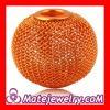 30mm Large Orange Mesh Ball Beads For Basketball Wives Hoop Earrings