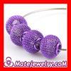 16mm Basketball Wives Purple Mesh Beads Wholesale