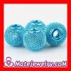 16mm Basketball Wives Blue Mesh Beads Wholesale