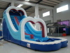 inflatable water slide with pool