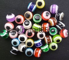Resin evil eye beads re6-16