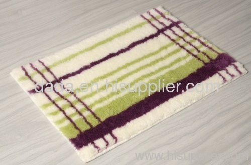 Acrylic Tufted Bath Mat Set