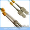 LC/PC to SC/PC Multimode OM3 10G Duplex Fiber Optic Patch Cord