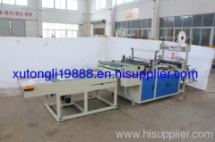 2011 RQLF Series Multifunction Computer Control Hot-cutting Bag Making Machine with Conveyer Belt and Arrange shelf