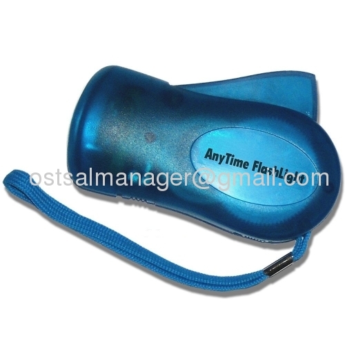 rechargeable LED flashlgith KT-D003 hand press dynamo torch