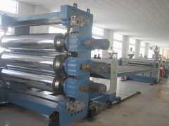 PET sheet material production equipment