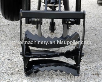 Rolling Harrow Basket with Concave Mounding Blades