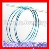 70mm Basketball Wives Blue Plain Hoop Poparazzi Earrings For Sale