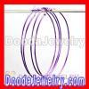 70mm Purple Plain Meeka Basketball Wives Hoop Earrings Wholesale