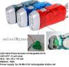 rechargeable hand press flashlight