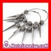 70mm Gun Black Basketball Wives Spike Hoop Earrings Wholesale