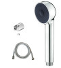 Bathroom stainless steel handheld flexible shower hose new high pressure wall mounted ABS chromed shower heads