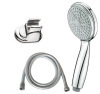 one function water saving energy efficient easy to install shower head manufacture with flexible shower hose