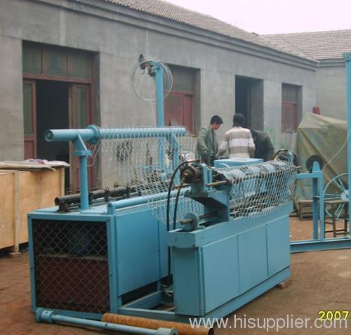 chain link fence machine