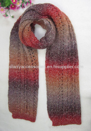 50% acrylic and 50% wool blended winter scarf