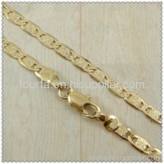 18 karat gold plated necklace FJ 1420078