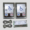 Automatic swing door keypad for disabled