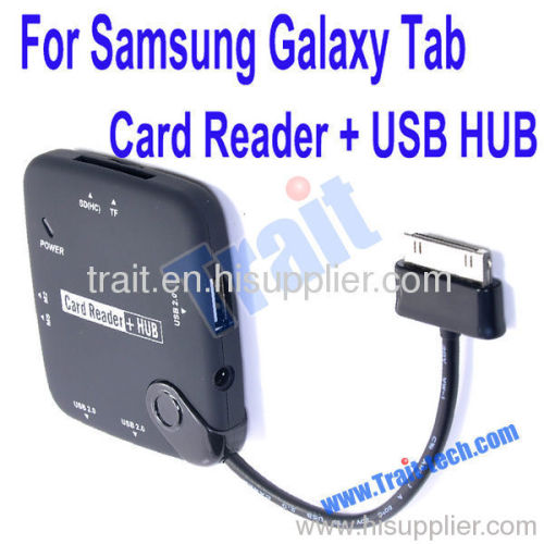 Samsung Galaxy Tab P7300/ P7310/ P7500/ P7510 Card Reader with USB HUB