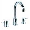 Two-handle deck basin mixer