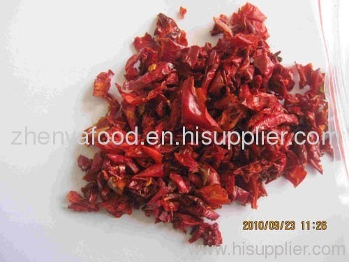dehydrated red bell pepper/red sweet bell pepper piece/flake/slice/grain/granule/cube/particle3*3mm 6*6mm9*9mm