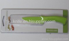 Paring knife with non-stick coating