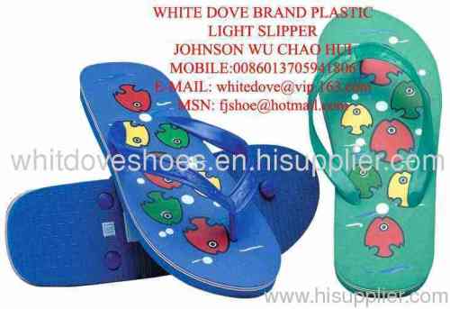 sun dove/charming dove pvc or pe plastic sandals